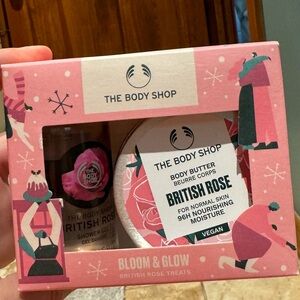 British rose soap & body butter gift set